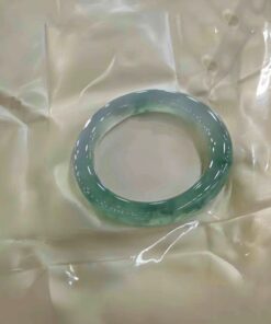 Green Ice Jadeite Jade Bangle