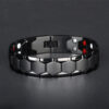 Titanium Steel Magnet Stone Men's Bracelet