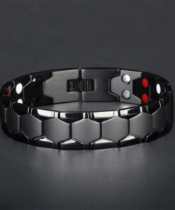 Titanium Steel Magnet Stone Men's Bracelet