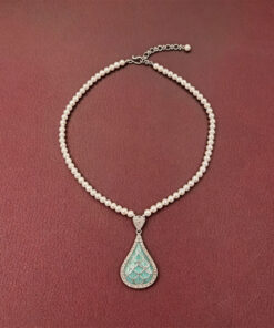 Retro Scale-Texture Pave-Set Earring Necklace & Ring Set (3)